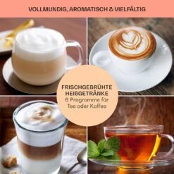 Baristomat 2-in-1-Heißgetränkeautomat Kaffee Tee Milchschaum -Küchenbedarf Geschäft 10033138 de 0007 usp