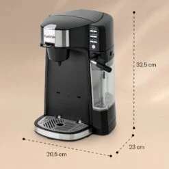 Baristomat 2-in-1-Heißgetränkeautomat Kaffee Tee Milchschaum -Küchenbedarf Geschäft 10033138 yy 0008 dimensions