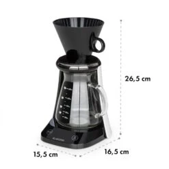 Craft Coffee Waage Timer Glaskanne Filteraufsatz 600ml Schwarz/weiß 13 Craft Coffee Waage Timer Glaskanne Filteraufsatz 600ml Schwarz/weiß -Küchenbedarf Geschäft 10033182 yy 0008 logo Klarstein craft coffee Waage Kaffeebereiter schwarz weiss