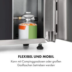 Crossfire Vertikaler Gasgrill 800°C Infrarot-Brenner 12.000 BTU Silber -Küchenbedarf Geschäft 10033288 de 0004 logo