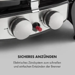 Parforce Duo 2 Gasgrill Brenner 4,4kW 15000BTU 300°C Schwarz -Küchenbedarf Geschäft 10033296 de 0007 logo