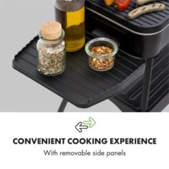 Porterhouse Elektrogrill 2200W Antihaft-Grillfläche Schwarz -Küchenbedarf Geschäft 10033322 yy 0003 logo Klarstein Porterhouse Elektrogrill 2200W schwarz