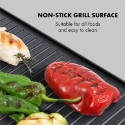 Porterhouse Elektrogrill 2200W Antihaft-Grillfläche Schwarz -Küchenbedarf Geschäft 10033322 yy 0004 logo Klarstein Porterhouse Elektrogrill 2200W schwarz