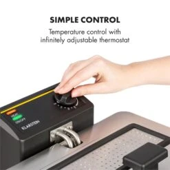 Family Fry Fritteuse 3000W Oil Drain Technology Edelstahl Silber 12 Family Fry Fritteuse 3000W Oil Drain Technology Edelstahl Silber -Küchenbedarf Geschäft 10033342 yy 0004 logo Klarstein Family Fry Fritteuse 3000W silber