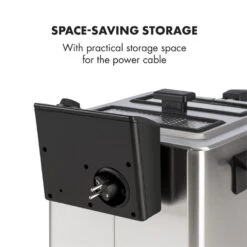 Family Fry Fritteuse 3000W Oil Drain Technology Edelstahl Silber 16 Family Fry Fritteuse 3000W Oil Drain Technology Edelstahl Silber -Küchenbedarf Geschäft 10033342 yy 0009 logo Klarstein Family Fry Fritteuse 3000W silber