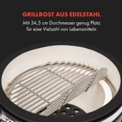 Queensize Kamado Grill Thermometer Abnehmbare Seitenteile Schwarz 12 Queensize Kamado Grill Thermometer Abnehmbare Seitenteile Schwarz -Küchenbedarf Geschäft 10033377 de 0003 logo