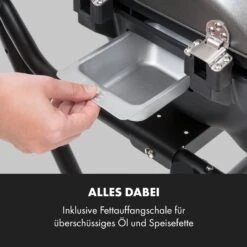 Tafelspitz Elektrogrill 2000/2400 W Antihaftbeschichtung Faltbar Mobil -Küchenbedarf Geschäft 10033448 de 0007 logo