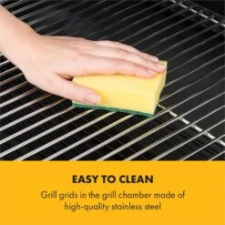 Beef Brisket Smoker Grill Holzkohlegrill/Smoker Edelstahl-Grill Mobil -Küchenbedarf Geschäft 10033460 yy 0007 logo Klarstein Beef Brisket Smoker Grill schwarz