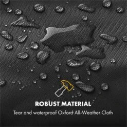 Beef Brisket Wetterschutzhaube Oxford Canvas Schwarz -Küchenbedarf Geschäft 10033461 yy 0005 logo Fabric cover for OGA032