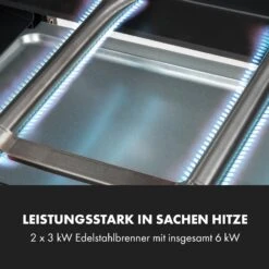 Gazooka 2.0T Gas BBQ Grill 2x3kW Brenner Edelstahl -Küchenbedarf Geschäft 10033532 de 0004 logo