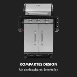 Gazooka 3.0T BBQ Grill 3x3kW Brenner 4 Rollen Edelstahl -Küchenbedarf Geschäft 10033533 de 0003 logo