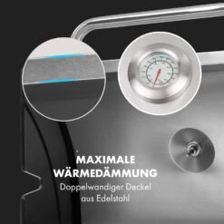 Gazooka 3.0T BBQ Grill 3x3kW Brenner 4 Rollen Edelstahl -Küchenbedarf Geschäft 10033533 de 0007 logo