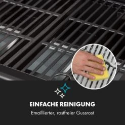 Gazooka 3.0T BBQ Grill 3x3kW Brenner 4 Rollen Edelstahl -Küchenbedarf Geschäft 10033533 de 0010 logo