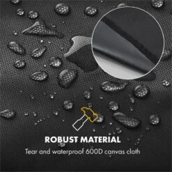 Gazooka 2.0T Wetterschutzhaube 600D Canvas 30/70% PE/PVC Schwarz 10 Gazooka 2.0T Wetterschutzhaube 600D Canvas 30/70% PE/PVC Schwarz -Küchenbedarf Geschäft 10033535 yy 0005 logo Klarstein Gazooka Wetterschutzhaube schwarz