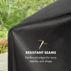 Hot & Hot Wetterschutzhaube 600D Canvas 30/70% PE/PVC Schwarz -Küchenbedarf Geschäft 10033537 yy 0004 logo Klarstein Hot and Hot Wetterschutzhaube schwarz