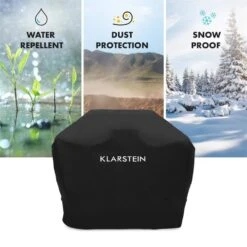Tomahawk 3.1 S Wetterschutzhaube 300D Canvas 30/70% PE/PVC Schwarz -Küchenbedarf Geschäft 10033569 yy 0005 logo Klarstein Tomahawk S Wetterschutzhaube schwarz