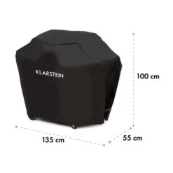 Tomahawk 3.1 S Wetterschutzhaube 300D Canvas 30/70% PE/PVC Schwarz -Küchenbedarf Geschäft 10033569 yy 0006 logo Klarstein Tomahawk S Wetterschutzhaube schwarz