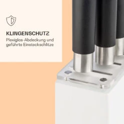Kitano Plus Messer-Set 9 Tlg. Holzblock Bambus-Schneidebrett Weiß -Küchenbedarf Geschäft 10033673 de 0007 logo