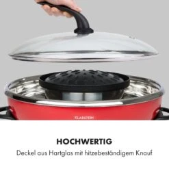 Szechuan Hot Pot Und Grillplatte 5l Vol. 1350 W, 600 W Rot -Küchenbedarf Geschäft 10033779 de 0006 logo