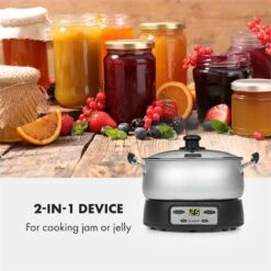 Jam Session Marmeladen- Und Geleekocher 1000W 2 Automatikprogramme 11 Jam Session Marmeladen- Und Geleekocher 1000W 2 Automatikprogramme -Küchenbedarf Geschäft 10034109 yy 0003 logo Klarstein Jam Session Marmeladen und Geleekocher