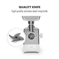 Kraftprotz Elektrischer Fleischwolf 700 W Kupfermotor Edelstahl 11 Kraftprotz Elektrischer Fleischwolf 700 W Kupfermotor Edelstahl -Küchenbedarf Geschäft 10034215 yy 0004 logo Klarstein Kraftprotz elektrischer Fleischwolf weiss