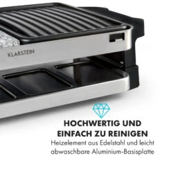 Sirloin Raclette 1500W Aluminium / Stein 8 Personen Kontroll-LED -Küchenbedarf Geschäft 10034275 de 0003 logo