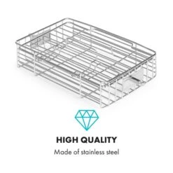 AeroVital Cube Chef Heißluftfritteuse Steak-Käfig Zubehör Edelstahl -Küchenbedarf Geschäft 10034408 yy 0004 logo Klarstein AeroVital Cube Chef Steak Kaefig