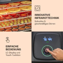 Florida Jerky Dörrautomat Infrarot 500W 4 Programme 35 Bis 75 °C -Küchenbedarf Geschäft 10034430 de 0003 logo