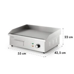 Grillmeile 3000G Elektrogrill 3000W Grillplatte 54,5x35cm Glatt -Küchenbedarf Geschäft 10034447 yy 0009 logo Klarstein Grillmeile 3000G Pro Elektrogrill glatt