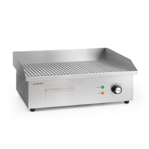 Grillmeile 3000R Elektrogrill 3000W Platte 54,5x35cm Geriffelt -Küchenbedarf Geschäft 10034449 yy 0001 titel Klarstein Grillmeile 3000R Pro Grill geriffelt