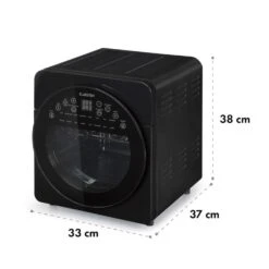 AeroVital Easy Touch Heißluftfritteuse 1700W 14l Timer 16 Programme Schwarz -Küchenbedarf Geschäft 10034452 yy 0008 logo Klarstein AeroVital easy touch Fritteuse schwarz