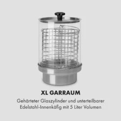 Wurstfabrik Pro 550 Hot Dog Maker 550W 2 Spieße 5L 30-100°C Edelstahl -Küchenbedarf Geschäft 10034453 de 0004 logo