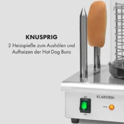 Wurstfabrik Pro 550 Hot Dog Maker 550W 2 Spieße 5L 30-100°C Edelstahl -Küchenbedarf Geschäft 10034453 de 0005 logo