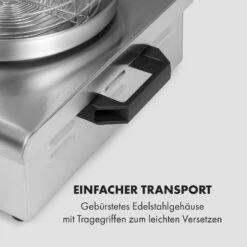 Wurstfabrik Pro 550 Hot Dog Maker 550W 2 Spieße 5L 30-100°C Edelstahl -Küchenbedarf Geschäft 10034453 de 0007 logo