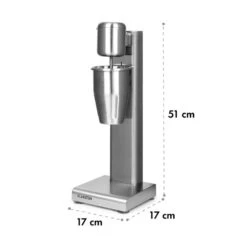 Kraftpaket Milchshake-Mixer Proteinshake 80W Edelstahl Silber 17 Kraftpaket Milchshake-Mixer Proteinshake 80W Edelstahl Silber -Küchenbedarf Geschäft 10034456 yy 0009 logo Klarstein Kraftpaket Pro Milchshake Mixer 80W