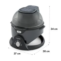 VitAir Pommesmaster Heißluftfritteuse 360° 1400W 50-240°C Timer -Küchenbedarf Geschäft 10034529 yy 0011 logo Klarstein VitAir Swing Heissluftfritteuse schwarz