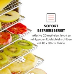 Master Jerky 300 Dörrautomat 2000W 40-90 °C 24h-Timer Edelstahl Silber 11 Master Jerky 300 Dörrautomat 2000W 40-90 °C 24h-Timer Edelstahl Silber -Küchenbedarf Geschäft 10034544 de 0004 logo