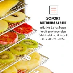 Master Jerky 500 Dörrautomat 3000W 40-90 °C 24h-Timer Edelstahl Silber 11 Master Jerky 500 Dörrautomat 3000W 40-90 °C 24h-Timer Edelstahl Silber -Küchenbedarf Geschäft 10034545 de 0004 logo