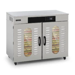 Master Jerky 500 Dörrautomat 3000W 40-90 °C 24h-Timer Edelstahl Silber