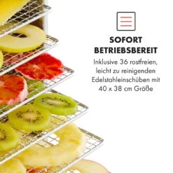 Master Jerky 550 Dörrautomat 2400W 40-90 °C 24h-Timer Edelstahl Silber -Küchenbedarf Geschäft 10034546 de 0004 logo