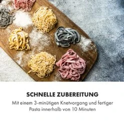 Pastamania Nudelmaschine 260W 7 Aufsätze 500 G 60 DB LED 12 Pastamania Nudelmaschine 260W 7 Aufsätze 500 G 60 DB LED -Küchenbedarf Geschäft 10034566 de 0005 logo