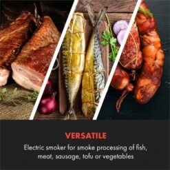 Flintstone Räucherofen 1600W Thermometer Edelstahl Elektrisch -Küchenbedarf Geschäft 10034702 yy 0006 logo Klarstein NES C16