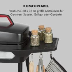 Gatsby Elektrogrill 2000W Antihaft-Grillfläche Seitentische Schwarz -Küchenbedarf Geschäft 10034706 de 0003 logo