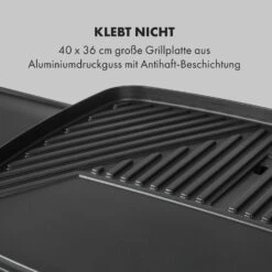 Gatsby Elektrogrill 2000W Antihaft-Grillfläche Seitentische Schwarz -Küchenbedarf Geschäft 10034706 de 0004 logo