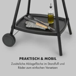 Gatsby Elektrogrill 2000W Antihaft-Grillfläche Seitentische Schwarz -Küchenbedarf Geschäft 10034706 de 0007 logo