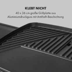 Gatsby Elektrogrill 2000W Antihaft-Grillfläche Seitentische -Küchenbedarf Geschäft 10034707 de 0004 logo