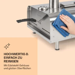 Diavolo Pizza-Pelletofen Inkl. Pizzastein Thermometer Edelstahl -Küchenbedarf Geschäft 10034709 de 0005 logo