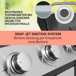 Tomahawk Gasgrill 3 X 3,6 KW Brenner 60 X 43,5 Cm Grill Edelstahl 10 Tomahawk Gasgrill 3 X 3,6 KW Brenner 60 X 43,5 Cm Grill Edelstahl -Küchenbedarf Geschäft 10034711 de 0004 usp