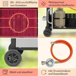 Tomahawk Gasgrill 3 X 3,6 KW Brenner 60 X 43,5 Cm Grill Edelstahl 11 Tomahawk Gasgrill 3 X 3,6 KW Brenner 60 X 43,5 Cm Grill Edelstahl -Küchenbedarf Geschäft 10034711 de 0005 usp