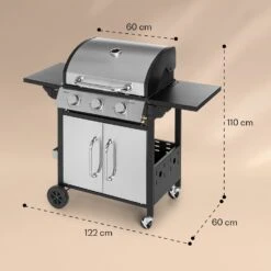 Tomahawk Gasgrill 3 X 3,6 KW Brenner 60 X 43,5 Cm Grill Edelstahl 13 Tomahawk Gasgrill 3 X 3,6 KW Brenner 60 X 43,5 Cm Grill Edelstahl -Küchenbedarf Geschäft 10034711 yy 0007 dimensions
